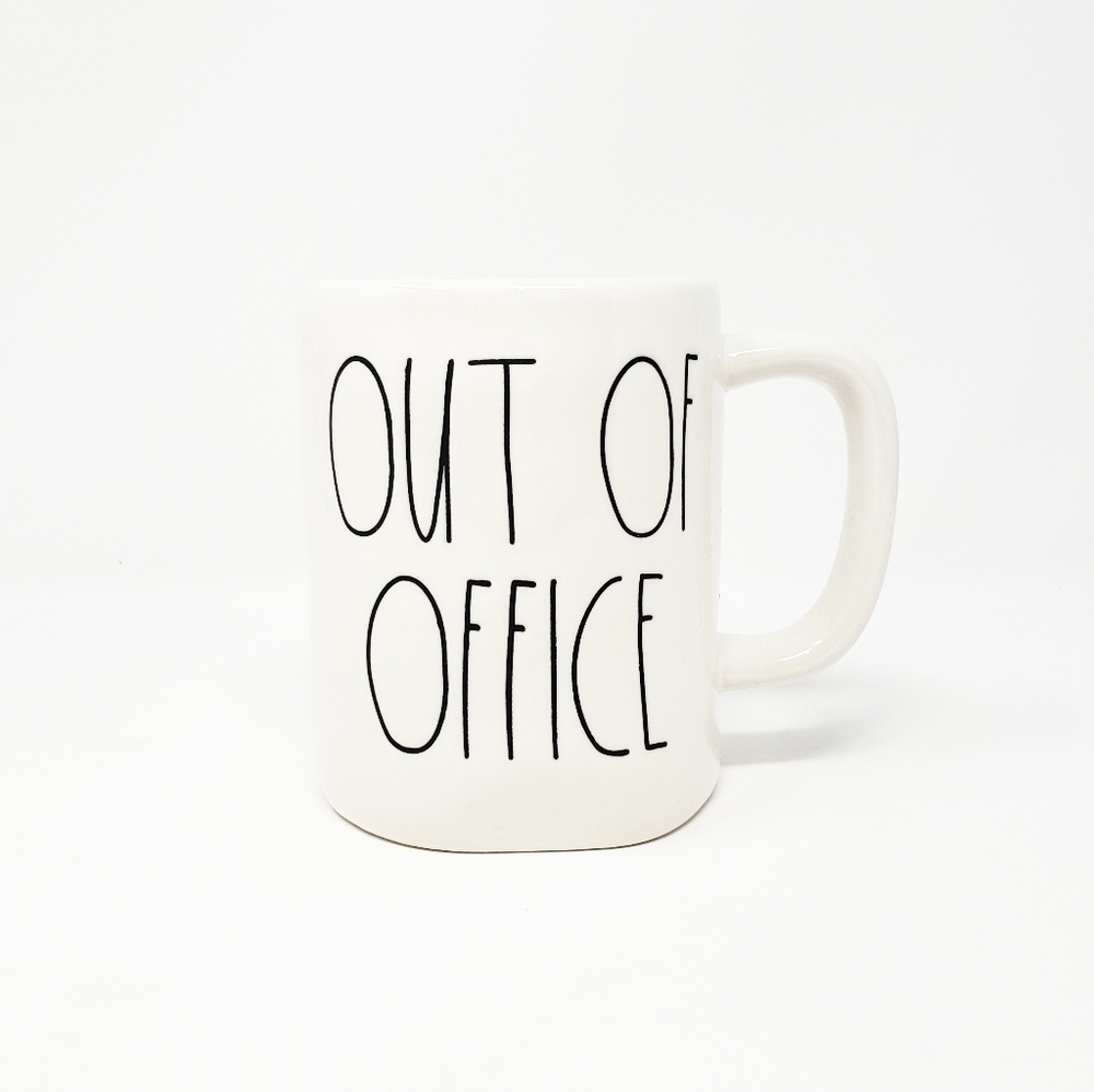 RAE DUNN Out of Office mug wfh work from home